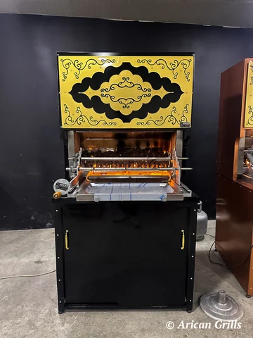 Máquinas de cağ kebab a gas · Modelo industrial · 100 cm — AG-462 · 6