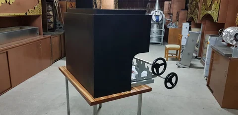 Portable cağ kebab machines · Black metal · Custom design examples — AG-321 · 3