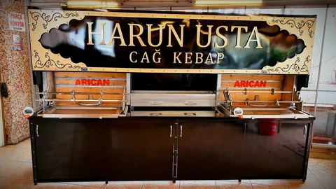 أفران كباب جاغ بالحطب · معدن أسود · 350 cm — AG-060 · 3