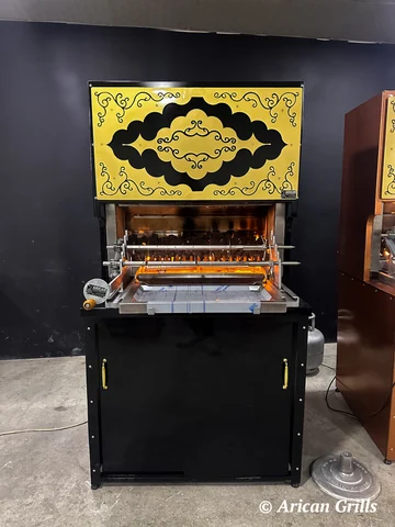 Máquinas de cağ kebab a gas · Modelo industrial · 100 cm — AG-462 · 7