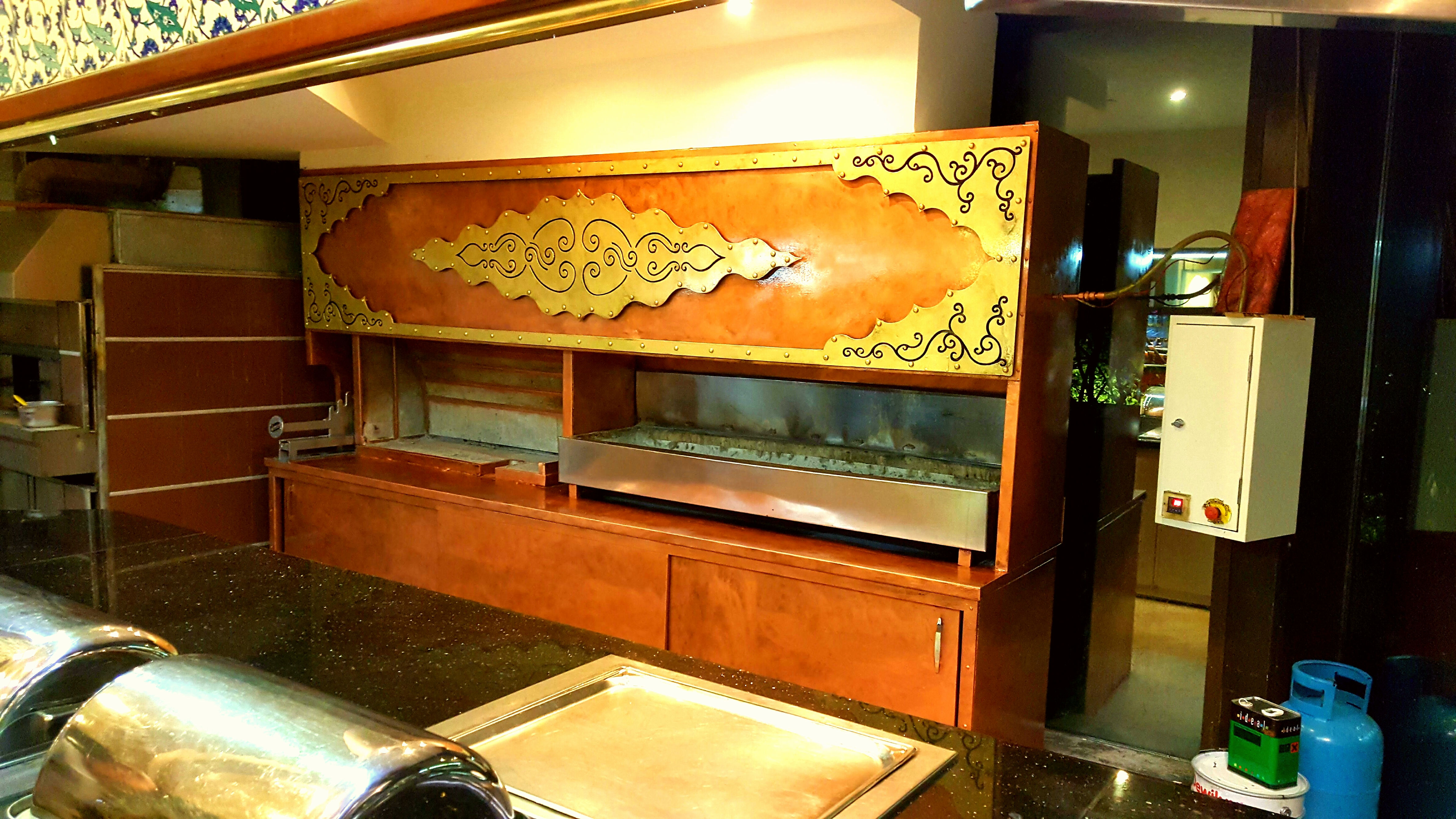 Cağ Kebap Ocağı Yatay Döner Kebap Izgarası 300 cm Arıcan Dişli Çevirme Sistemi