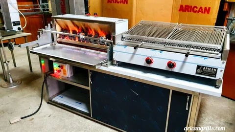 Gas cağ kebab machines · Industrial model · Custom design examples — AG-360 · 3