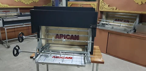 Portable cağ kebab machines · Black metal · Custom design examples — AG-321 · 2