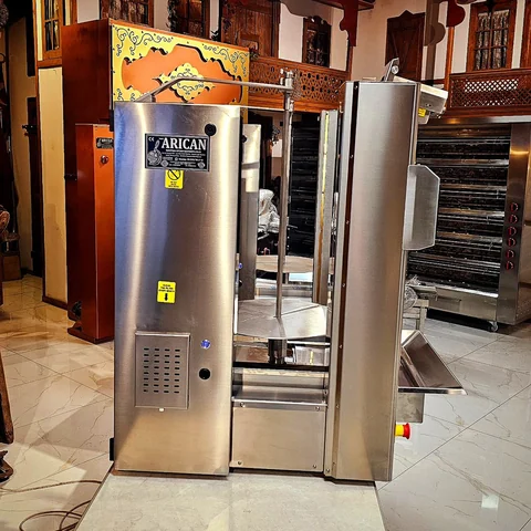 Machine à kebab avec découpe automatique · Rotation motorisée — AG-444 · 8