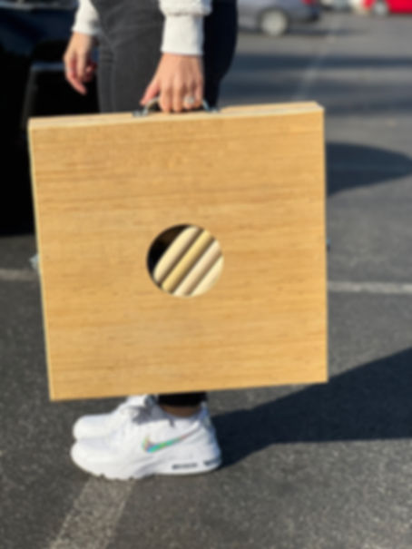 Natural Finish Table Toss