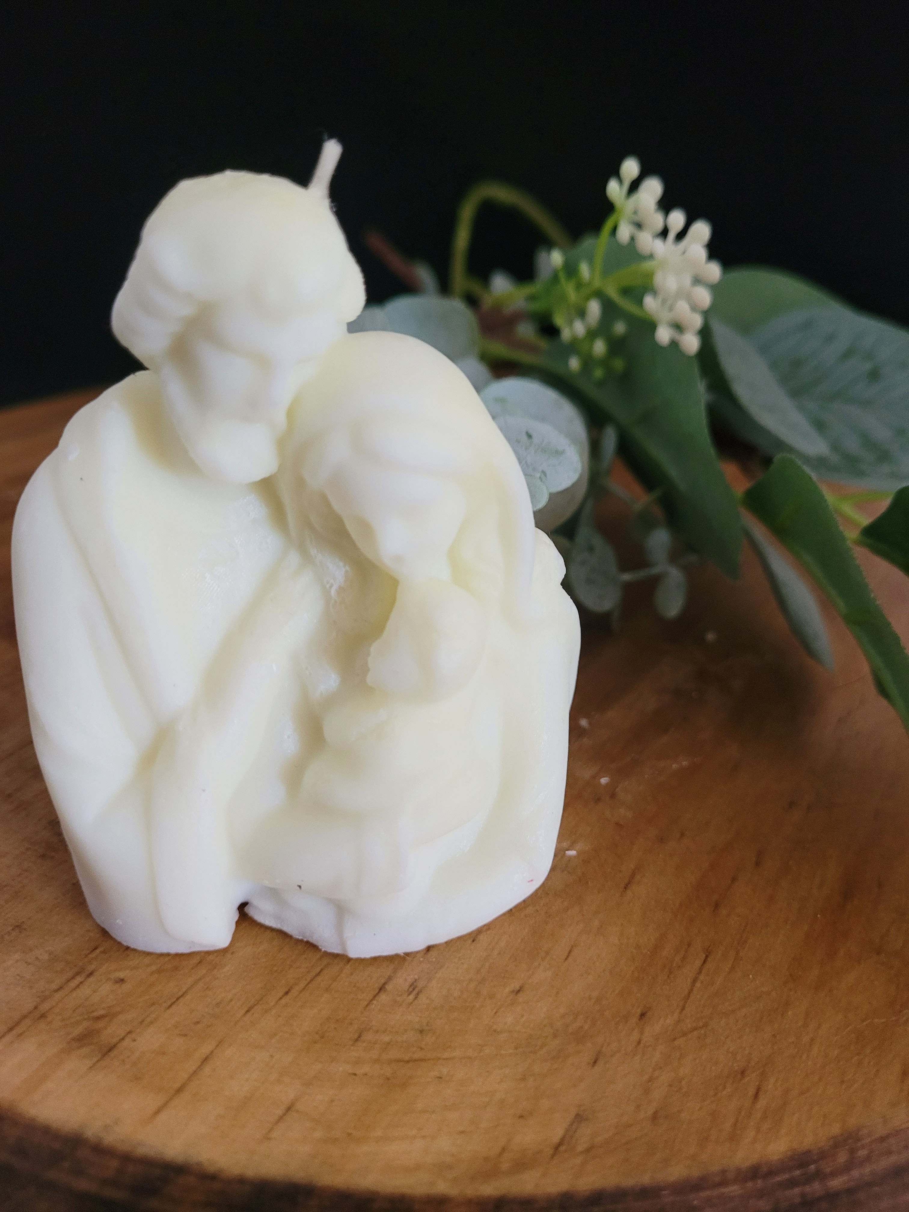 Holy Family Artisan Candle