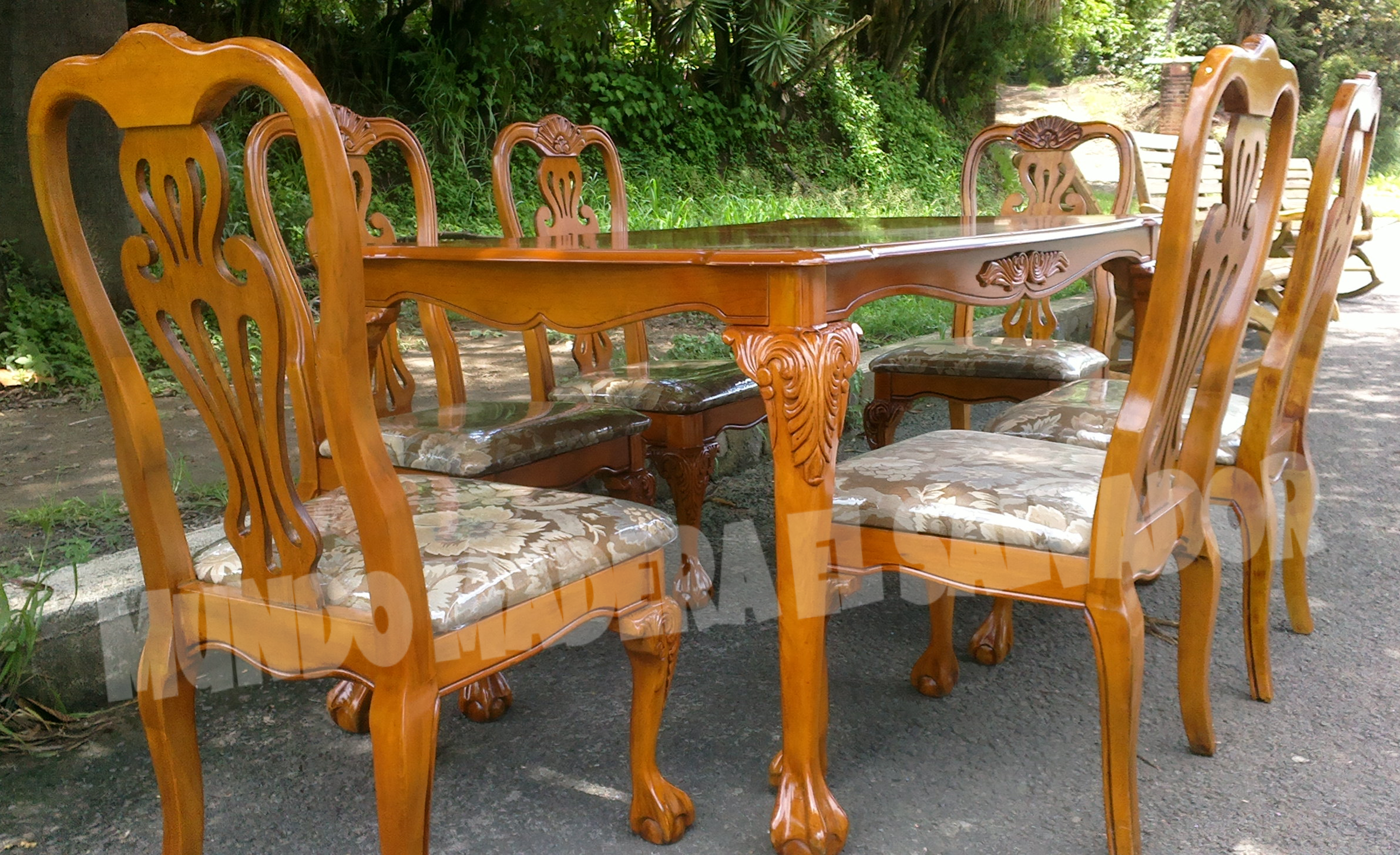 LUIS  XV TALLADO MEDIO 6P