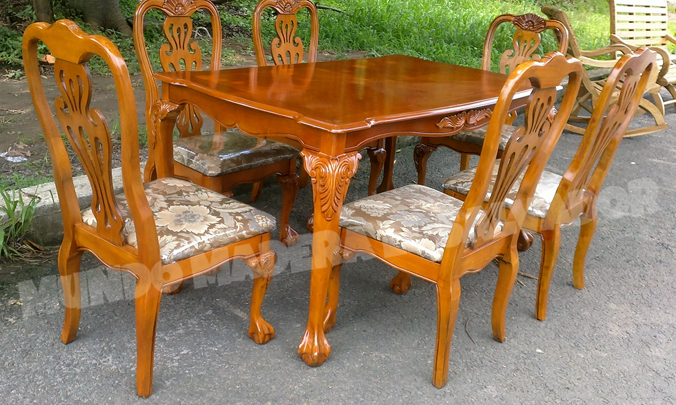 Miniatura: LUIS  XV TALLADO MEDIO 6P