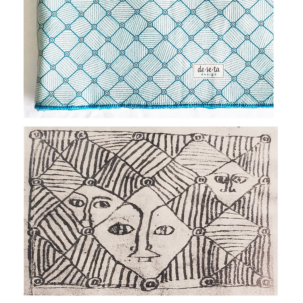 Thumbnail: Organic Cotton Knit Baby Angel Blanket Blue