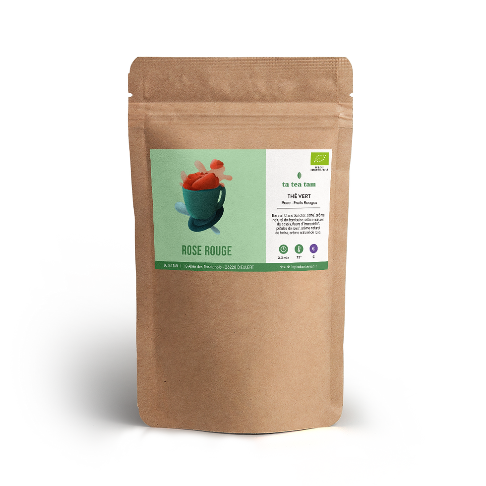 Miniature : ROSE ROUGE - BIO - THE VERT ROSE FRUITS ROUGES