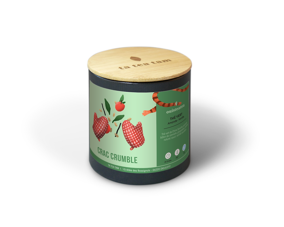 CRAC CRUMBLE - Thé vert Amande - Vanille
