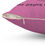 Thumbnail: To The Stars That Listen Spun Polyester Square Pillow - Light Pink