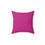 Thumbnail: To The Stars That Listen Spun Polyester Square Pillow - Pink