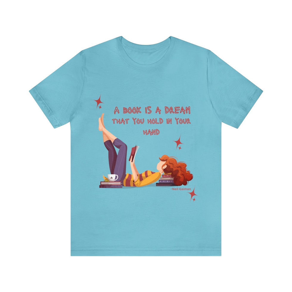 Thumbnail: A Book is a Dream  Short Sleeve Tee (9 colors) {Bella + Canvas 3001}