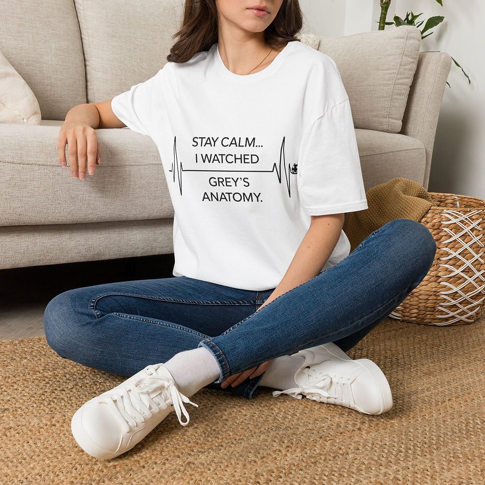 Thumbnail: Stay Calm 🩺 Grey's Anatomy T-Shirt 👕 {Gildan · 64000}