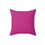 Thumbnail: To The Stars That Listen Spun Polyester Square Pillow - Pink