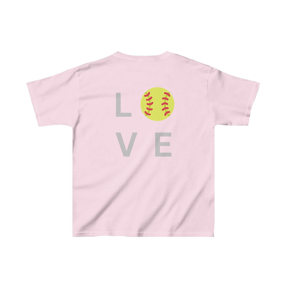Thumbnail: LOVE Softball Kids Tee 🥎❤️ {Gildan · 5000B}