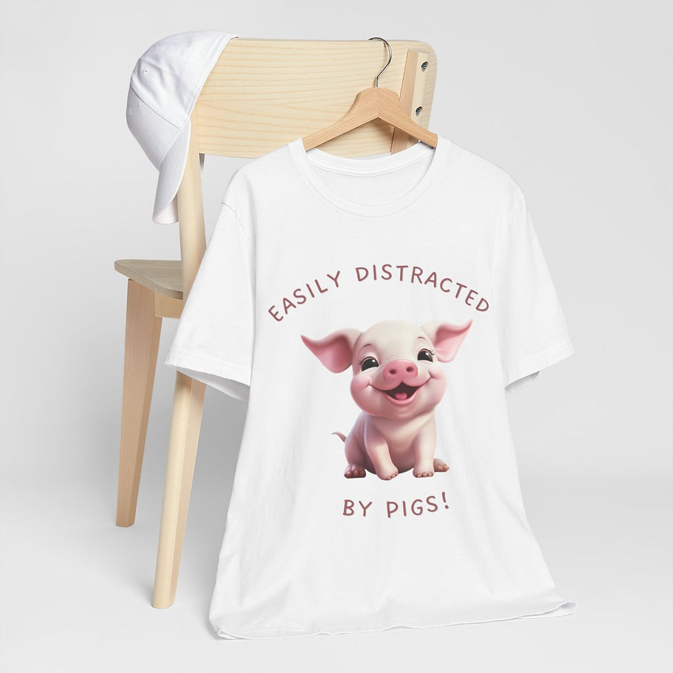 Thumbnail: Easily Distracted by Pigs Tee