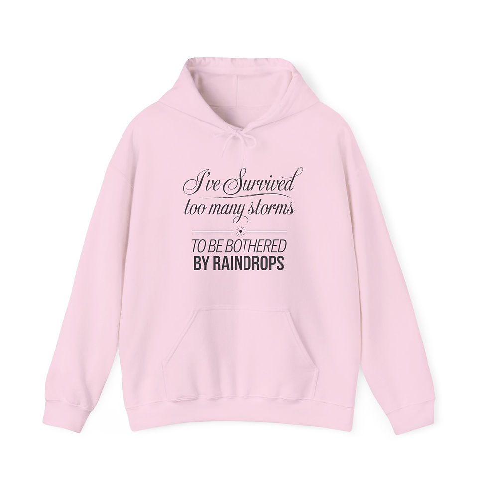 Thumbnail: Not Bothered by Raindrops Hoodie 🌧️  🌟 {Gildan · 18500}