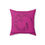 Thumbnail: To The Stars That Listen Spun Polyester Square Pillow - Pink