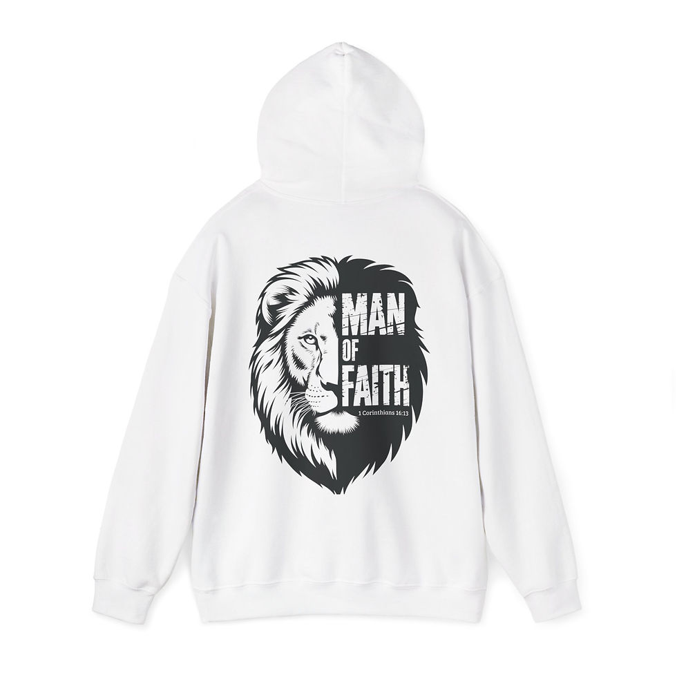 Thumbnail: "Man of Faith" Gildan Hoodie 18500! 🙌✨ 3 Colors
