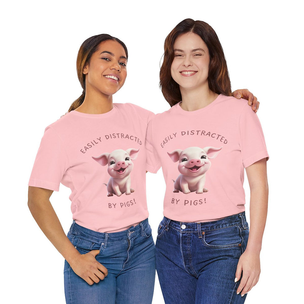 Thumbnail: Easily Distracted by Pigs Tee