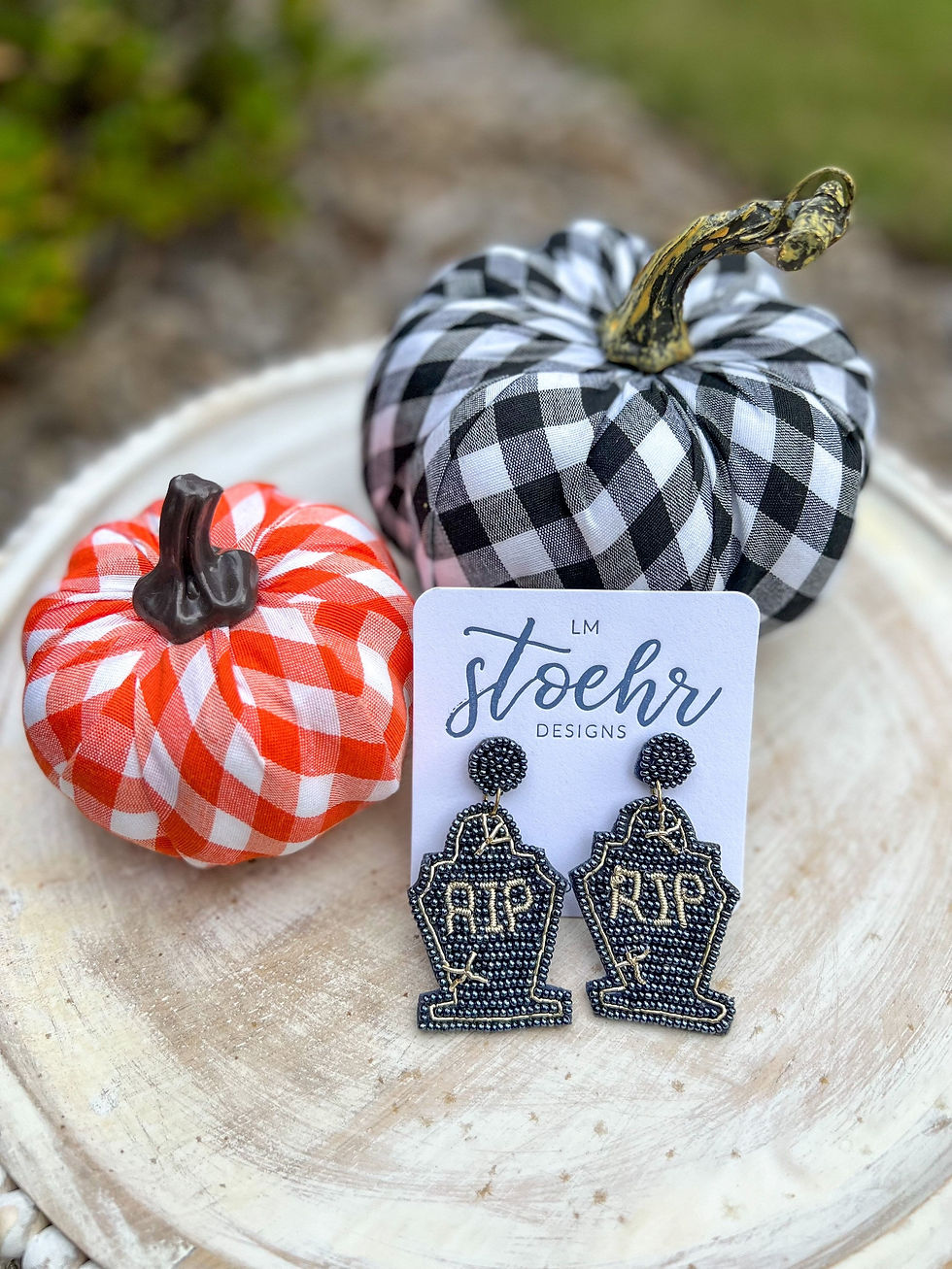 Thumbnail: Spooktacular Beaded Earrings