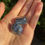 Thumbnail: 2 dumortierite tumbled stones / medium