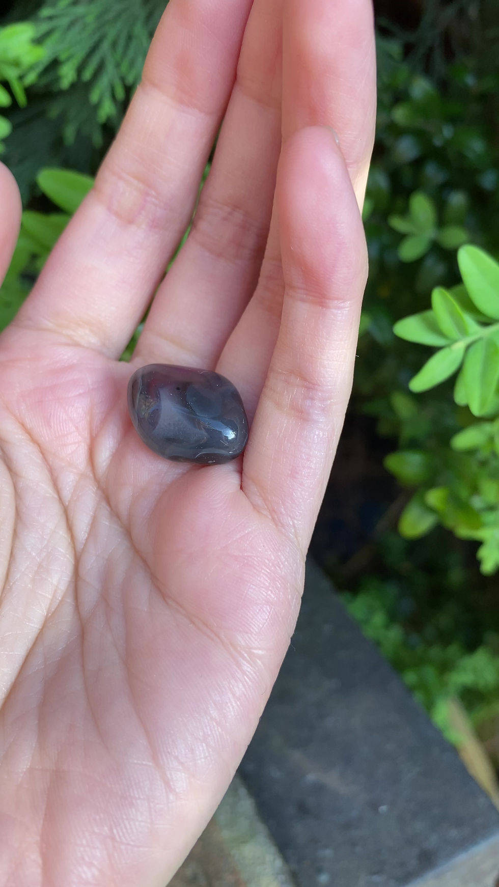 Thumbnail: 1 rainbow agate tumble stone