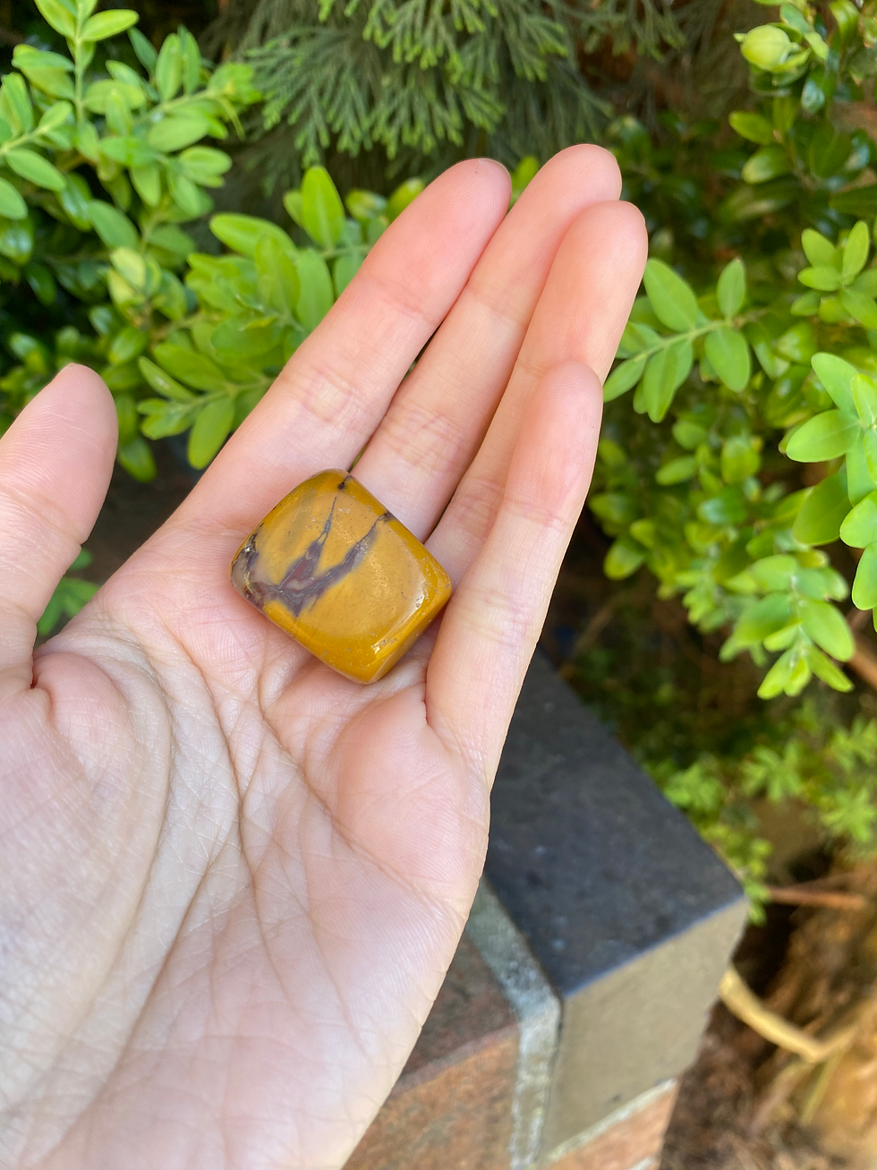 Thumbnail: 1 mookaite tumble stone / large