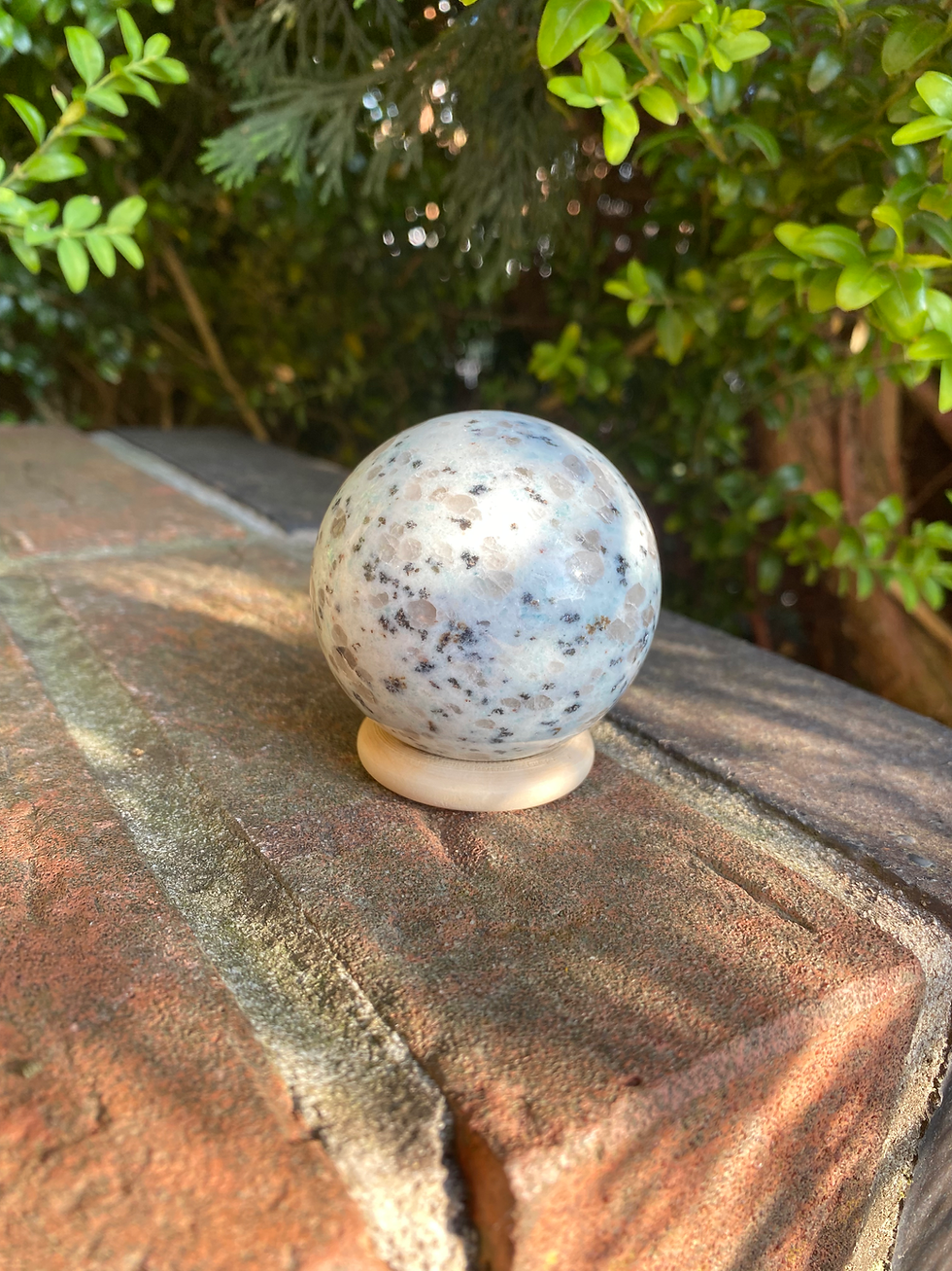 Thumbnail: Dalmation jasper sphere / 54mm / 277g