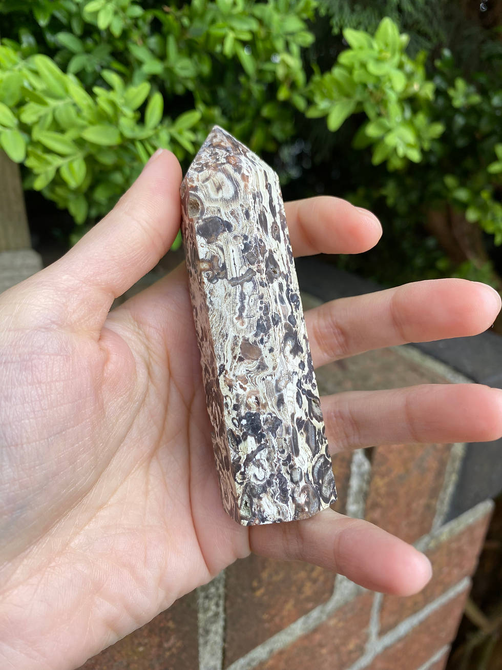 Thumbnail: Money agate tower  / 88g