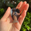 Thumbnail: Red obsidian angel figurine / medium