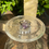 Thumbnail: Purple Rainbow fluorite heart stone silver band ring