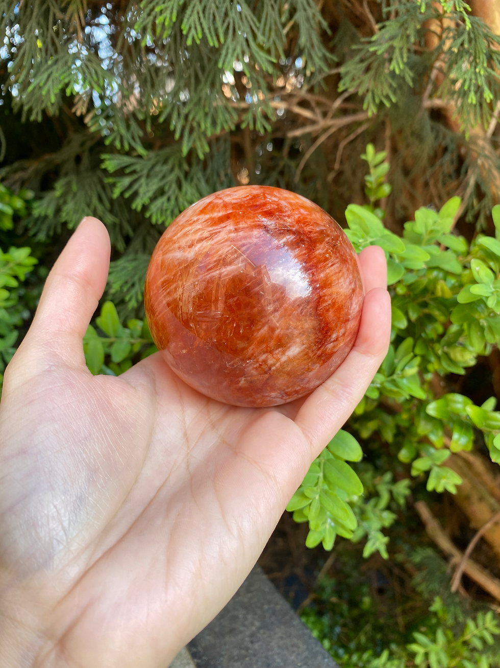 Thumbnail: Fire quartz sphere 