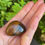 Thumbnail: 1 gold brown tigers eye tumbled stone / large
