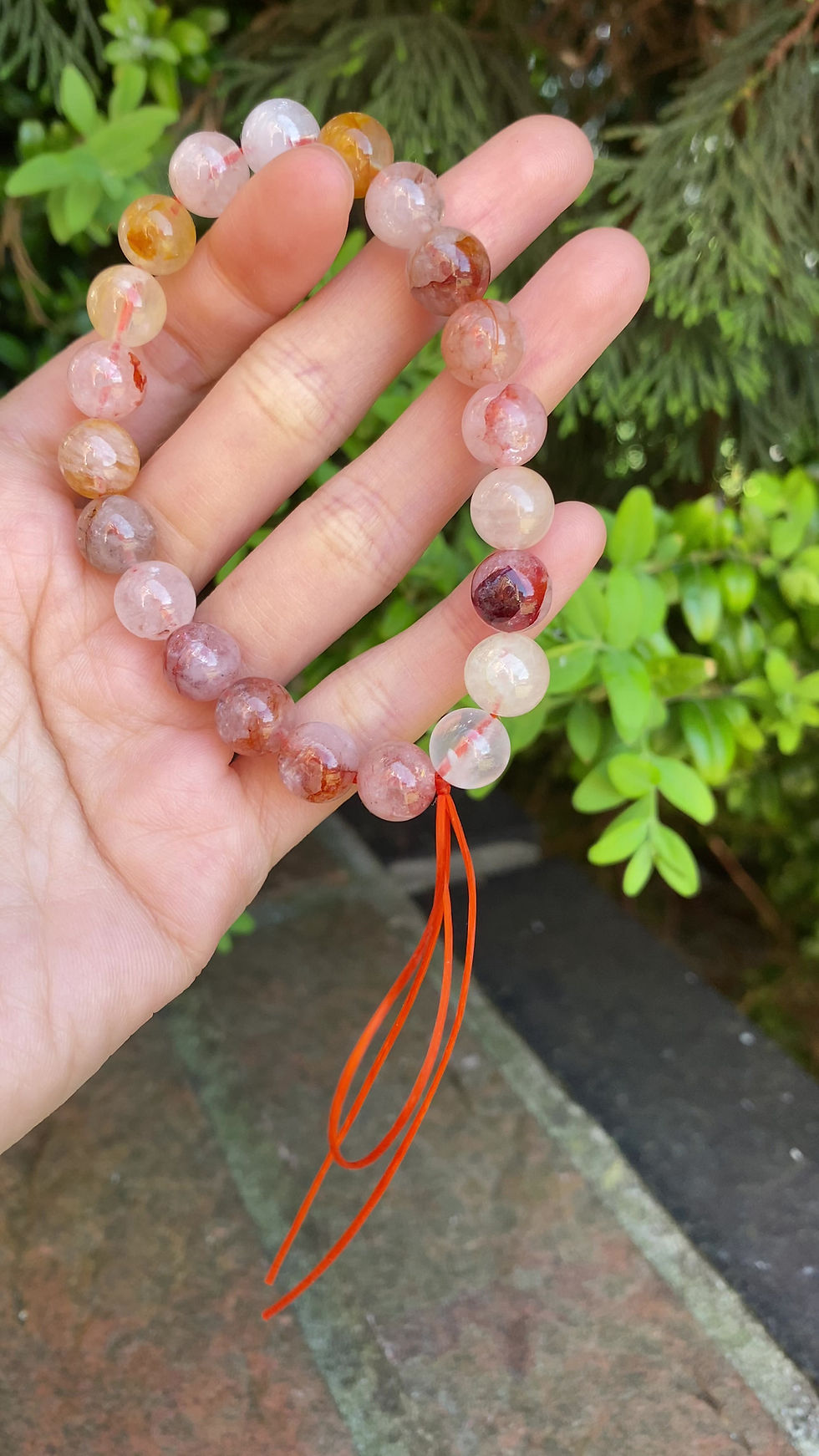 Thumbnail: Fire quartz Bracelet / 7.5mm