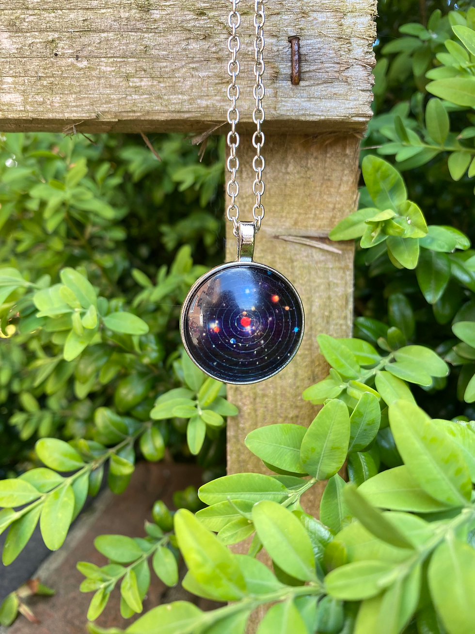 Thumbnail: Solar planets necklace silver