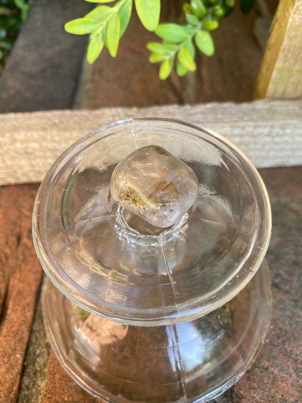 Thumbnail: 1 gold rutilated quartz stone