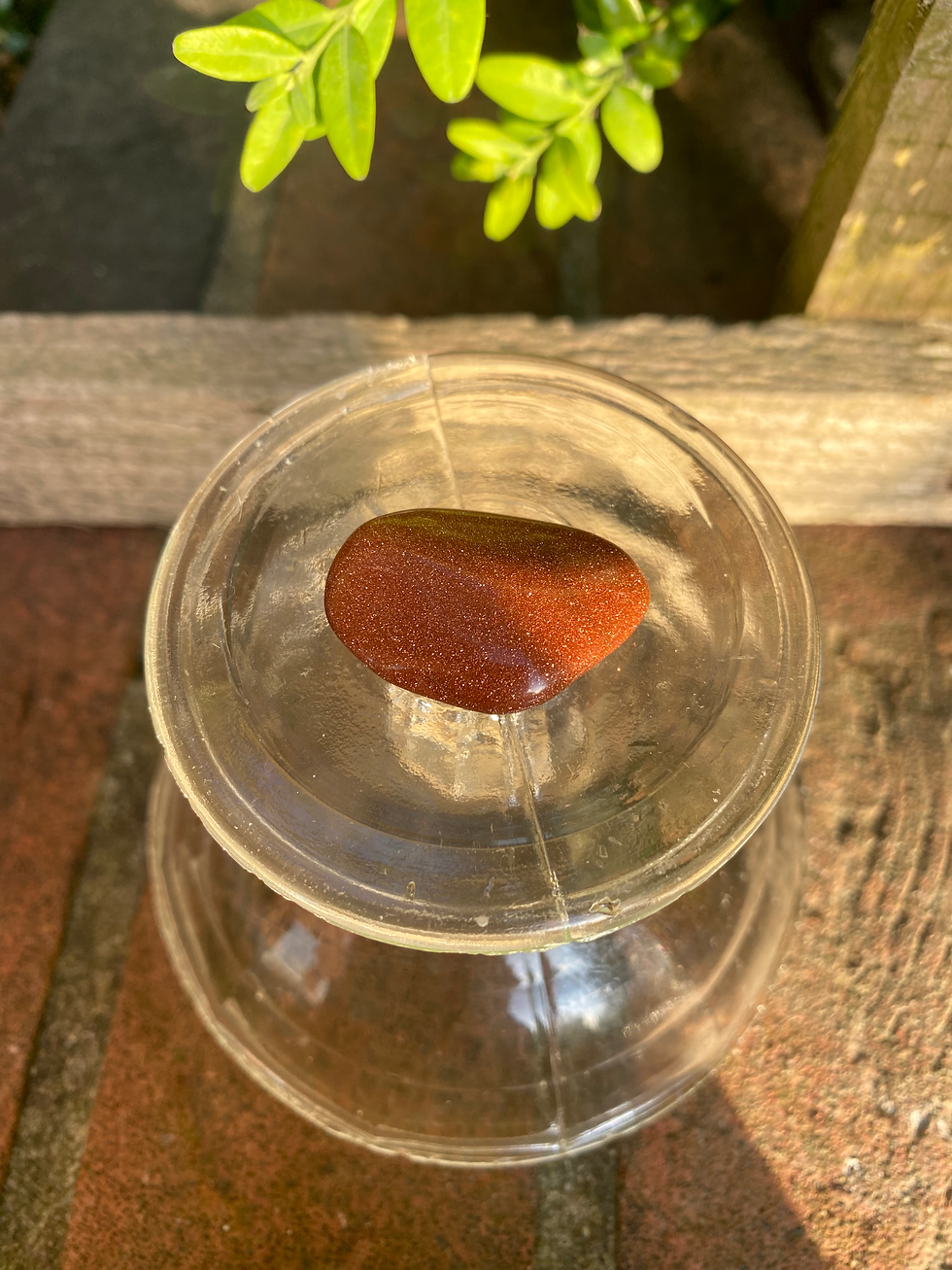 Thumbnail: 1 goldstone tumble stone