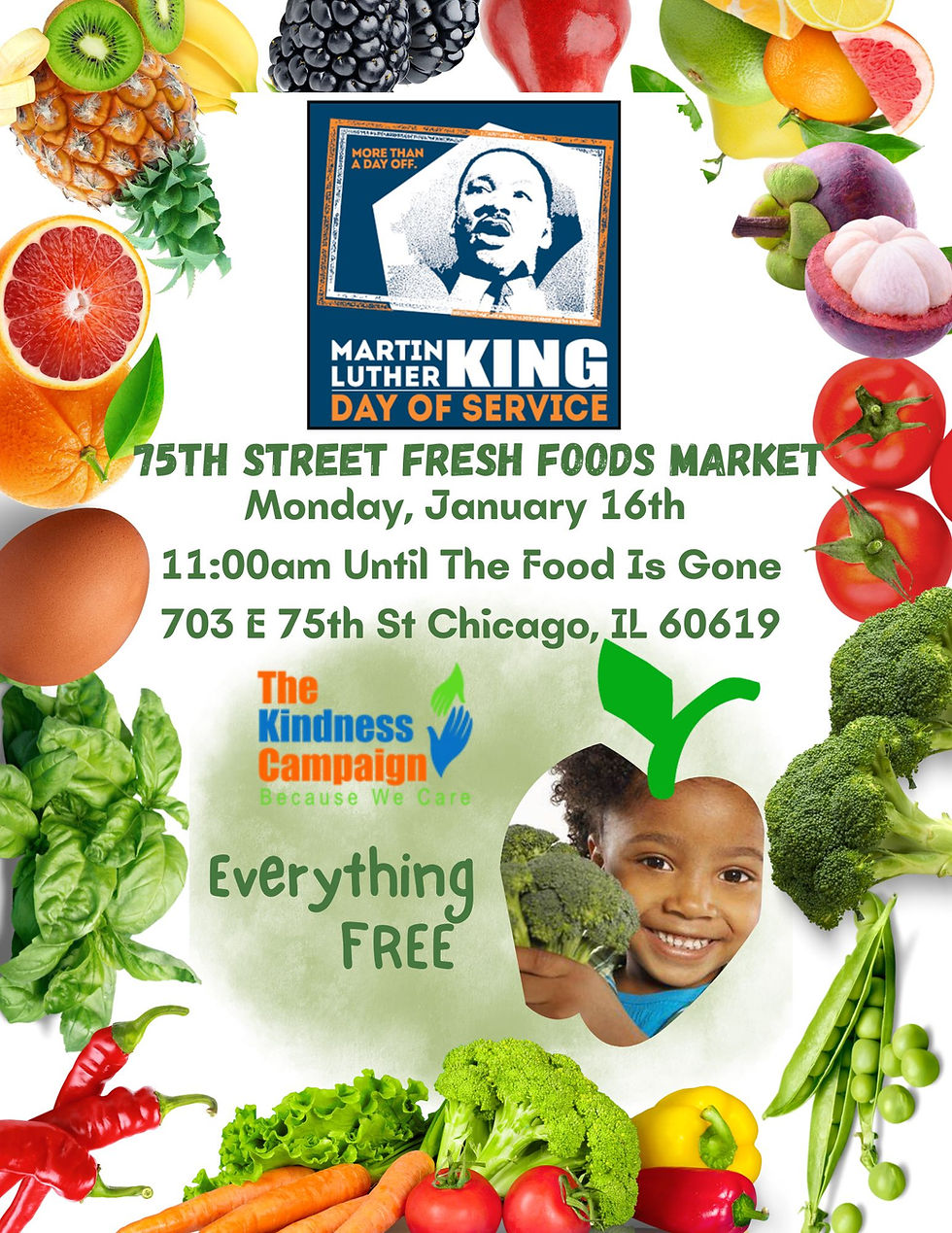 MLK Day of Service: 75th St Fresh Foods Market