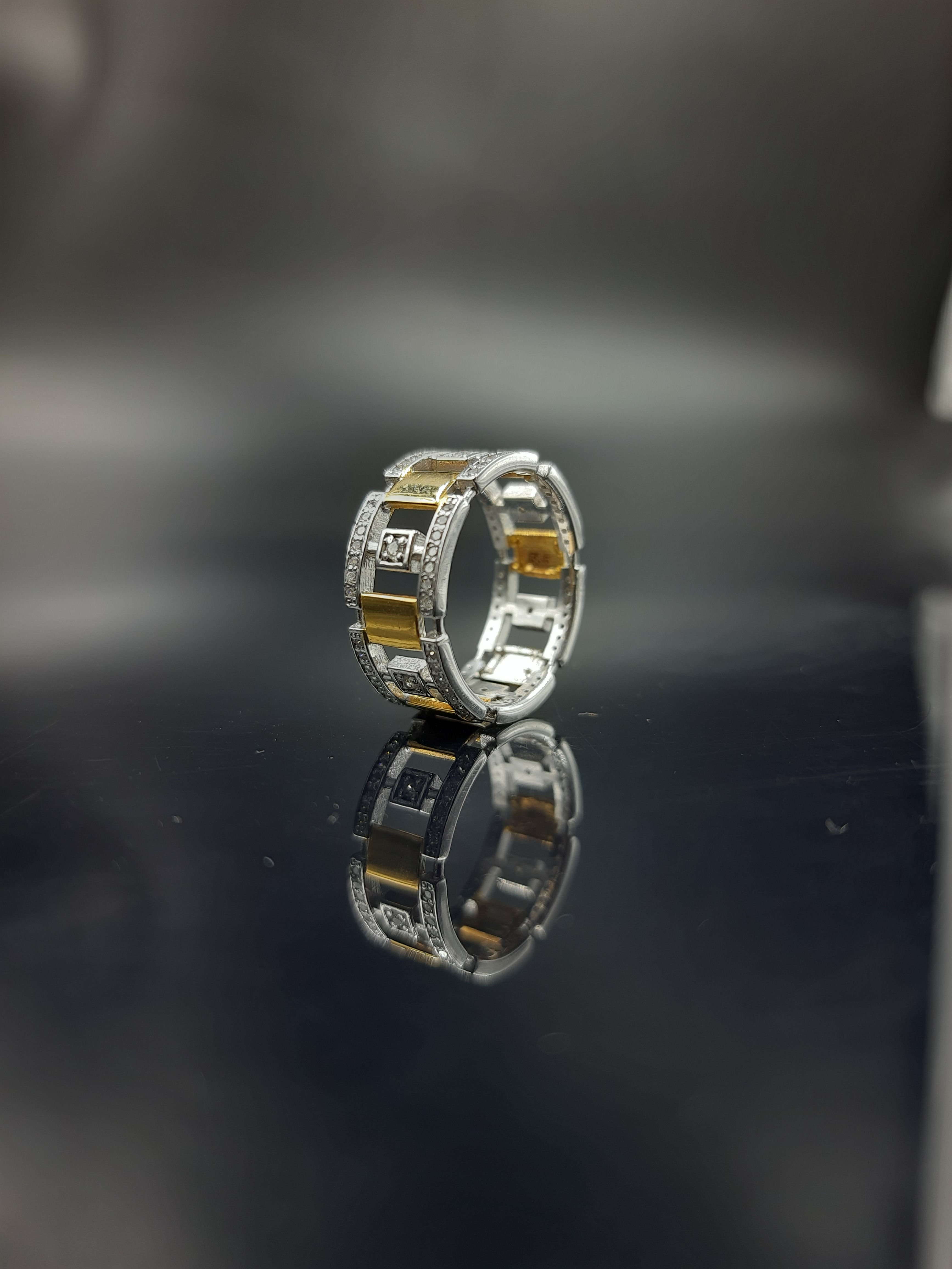 Oro plata ring