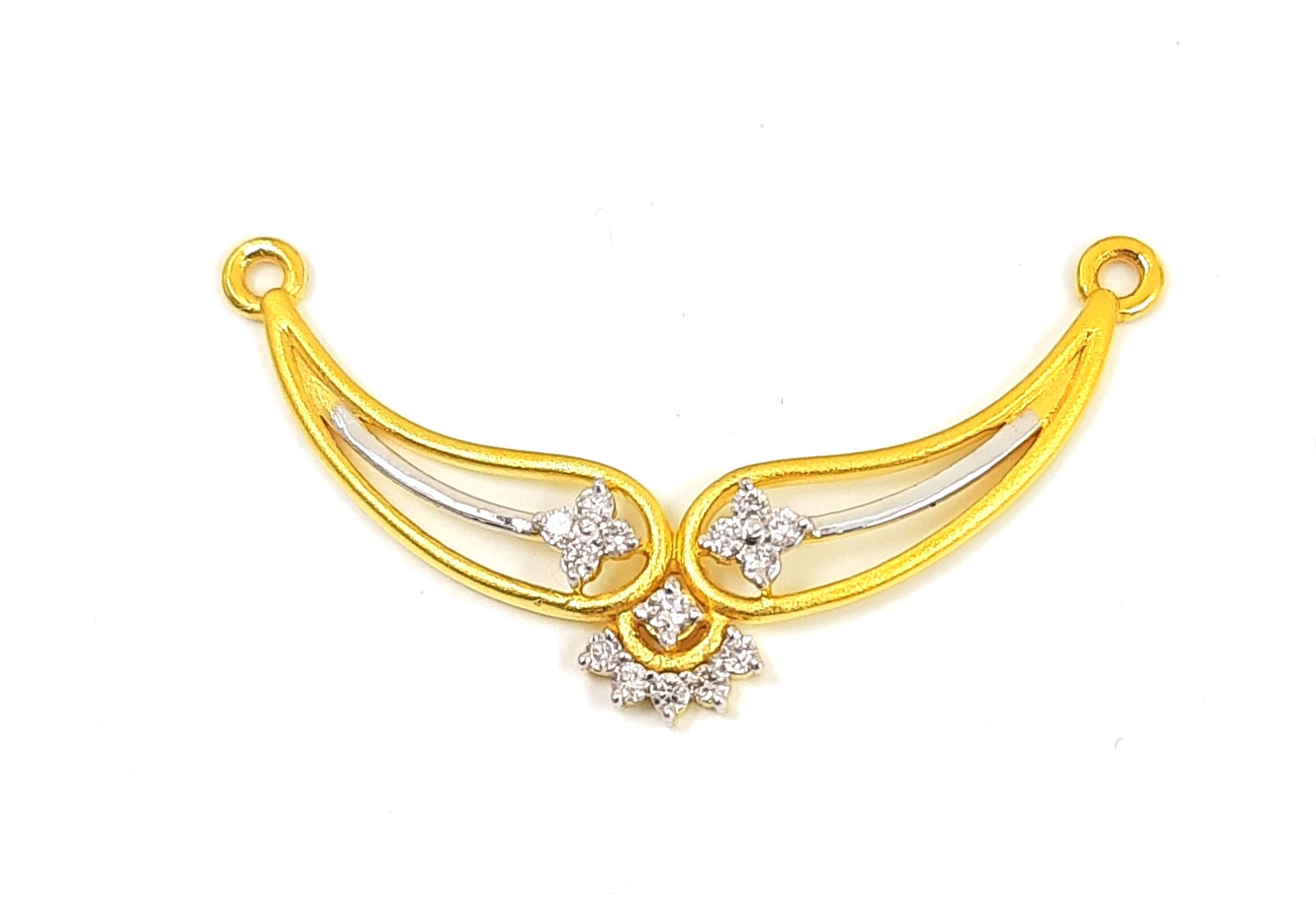 Diamond mangalsutra pendant