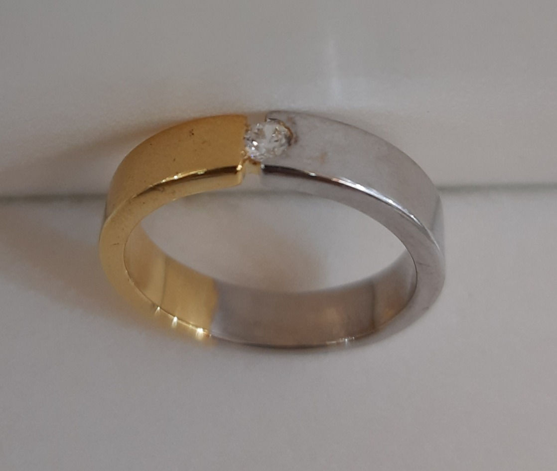 Oro plata ring