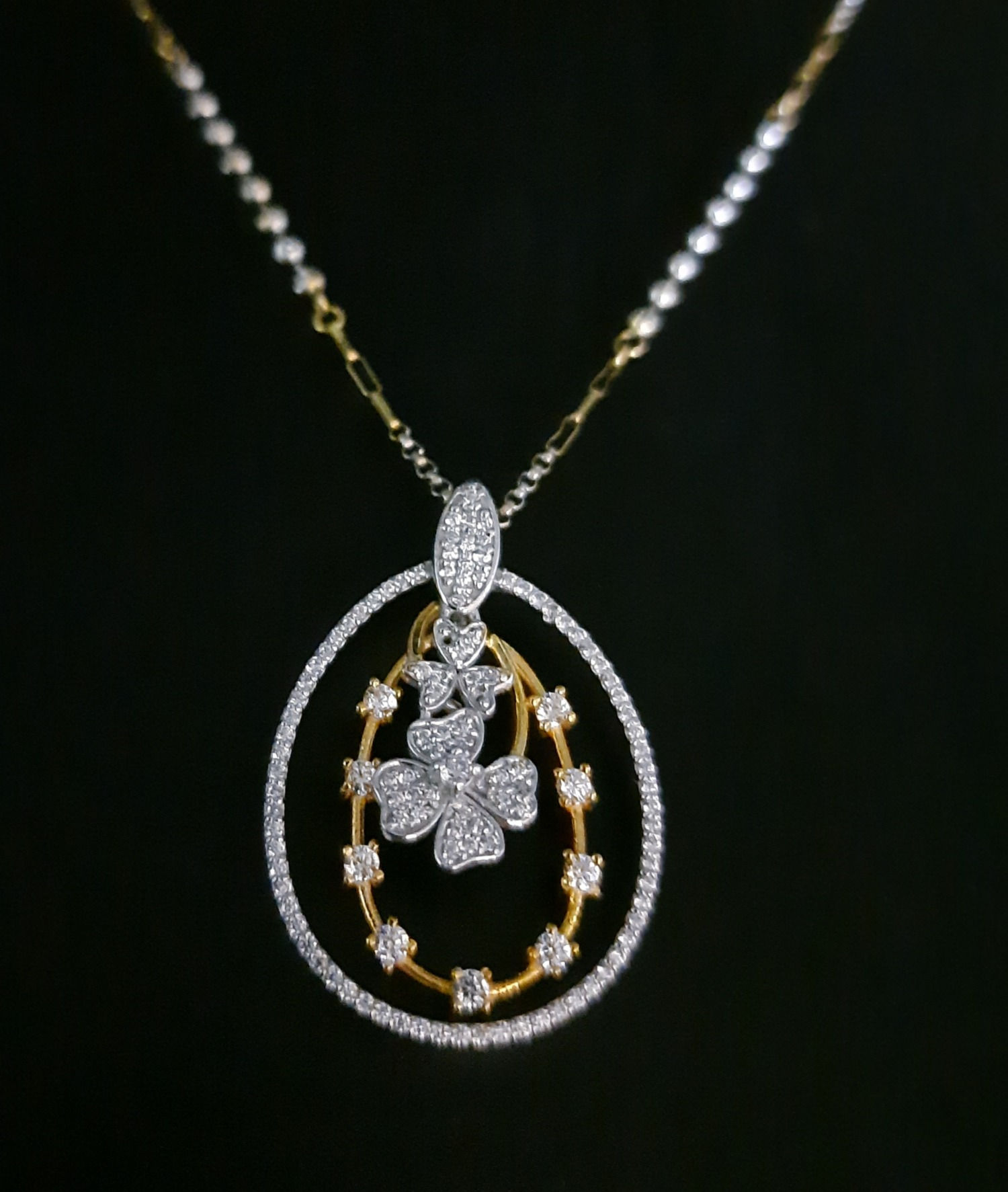Oro plata pendant