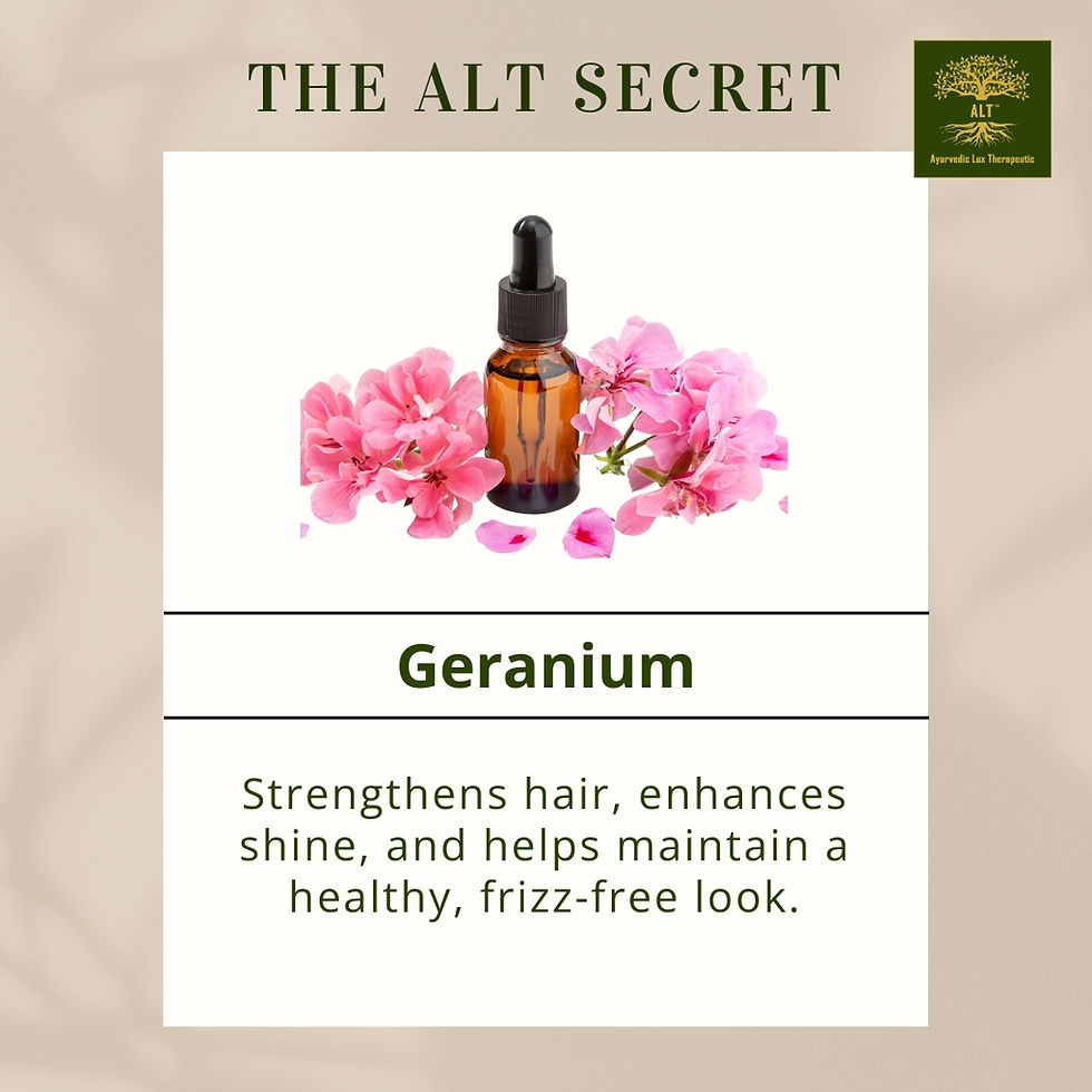 Thumbnail: ALT Frizz Control & Shine Hair Serum geranium oil benefits