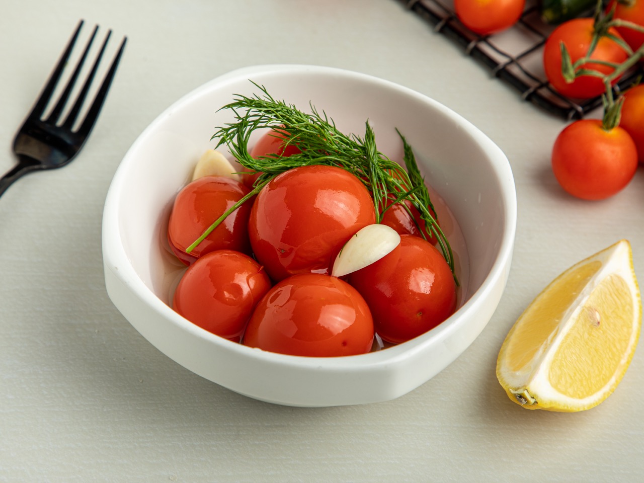 Arranged Food and Objects