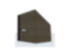 Sloped roof back elevation