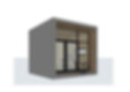 Espresso flat roof front