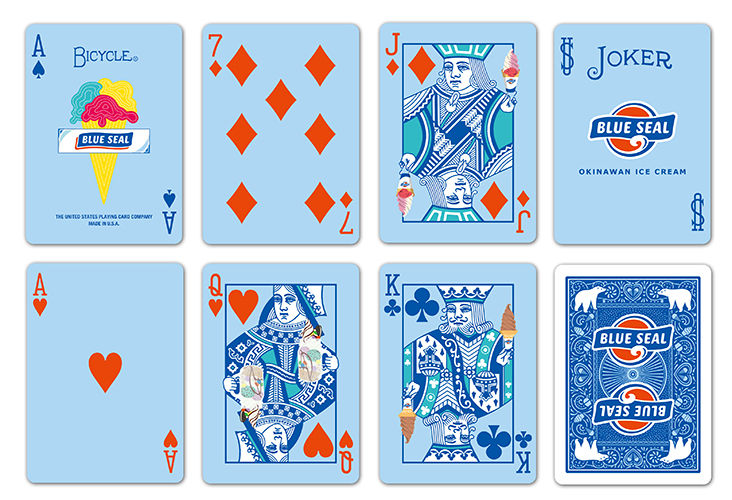 サムネイル： BICYCLE BLUE SEAL13 トランプ